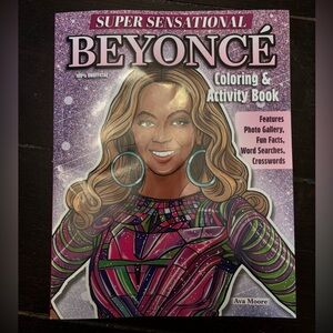 Beyonce Super Sensational Color Activity Book games black king travel kids gifts